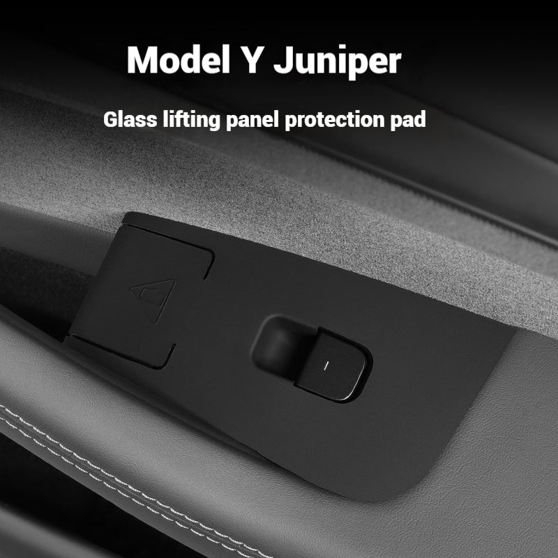 Door Window Control Panel Cover Door Lock Switch Button Trim Accessories For Tesla Model Y Juniper