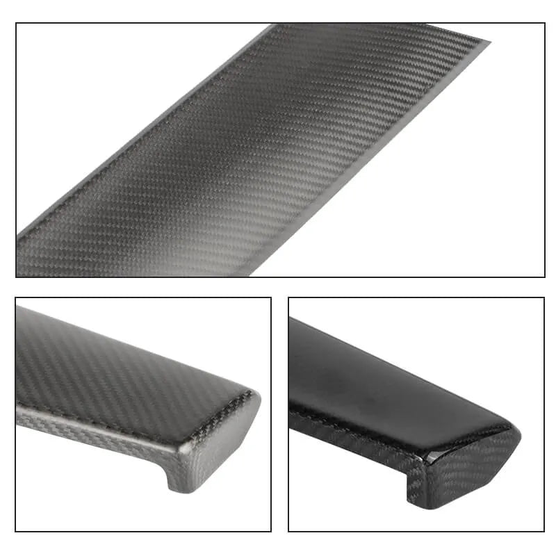 Tesla Model 3 Carbon Fiber — real carbon fiber interior panel installed