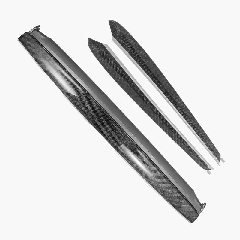 Tesla Model 3 Carbon Fiber — real carbon fiber interior panel installed