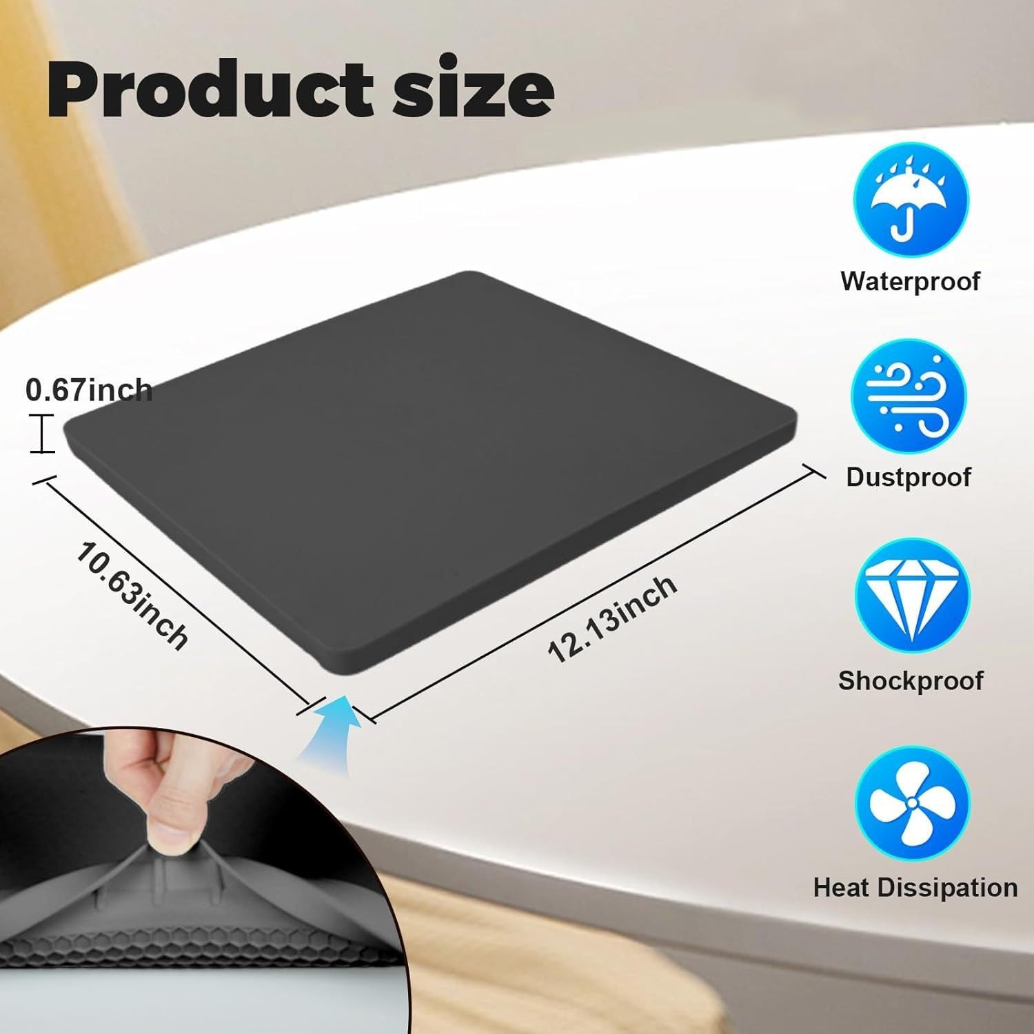Silicone Protective Case Anti-Drop/Shockproof/Waterproof for Starlink Mini Accessories