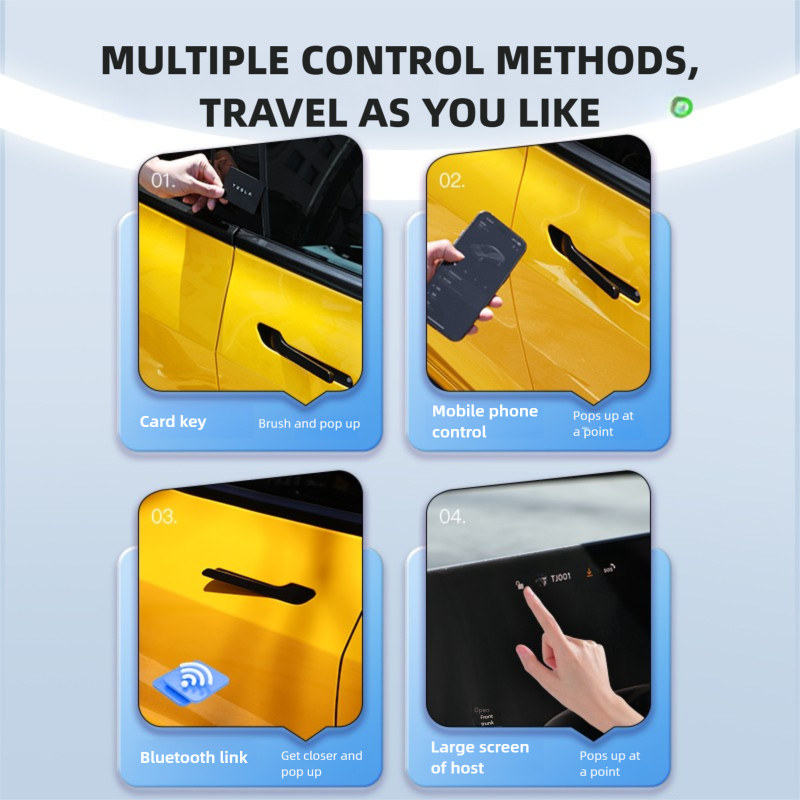 Manual Touch Tesla Wireless Door Handle Accessories for Model Y /Model 3