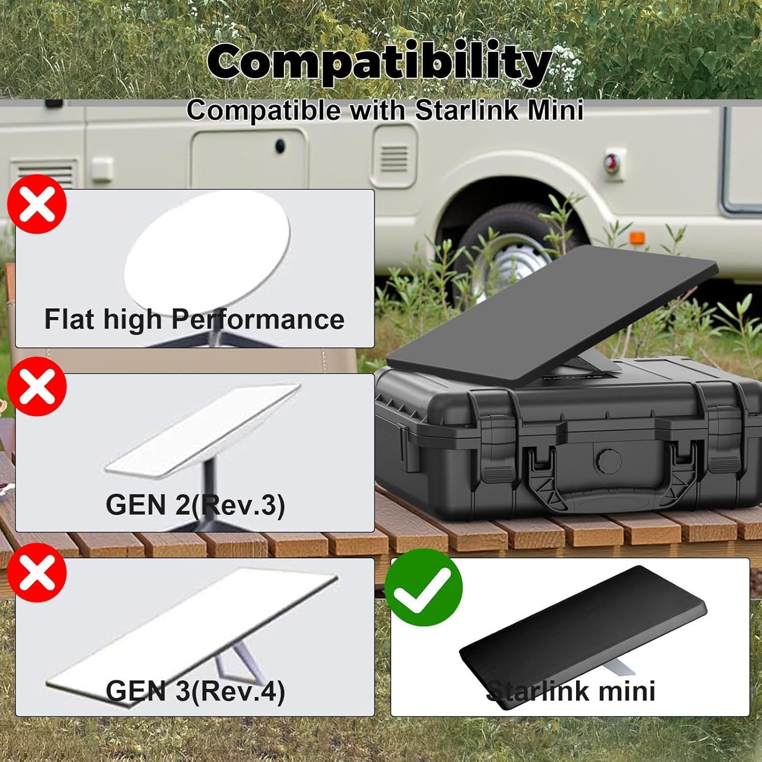 Silicone Protective Case Anti-Drop/Shockproof/Waterproof for Starlink Mini Accessories