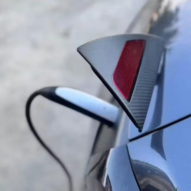 Premium Real Carbon Fiber Charging Port Cover for Tesla Model 3/Y/S/X