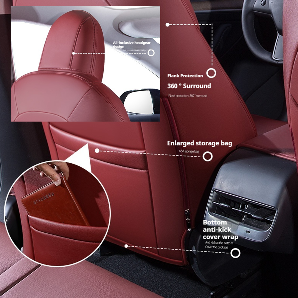 2025 Luxury Comfort Premium Tesla Seat Covers For Tesla Model 3/3 Highland/ Y /Y Junpier