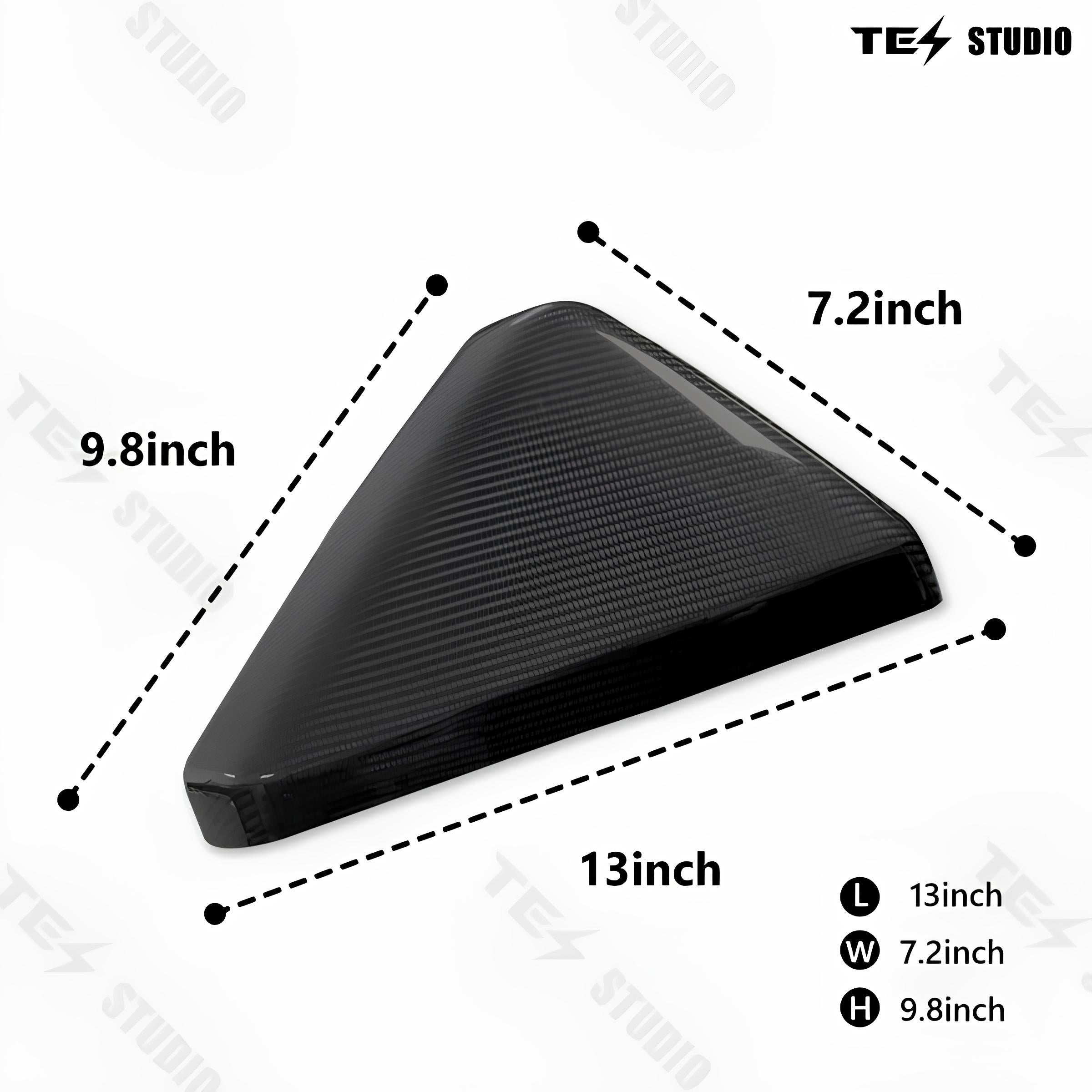 Real Carbon Fiber Side View Mirror Caps for Tesla Cybertruck Exterior Accessories 2PCS