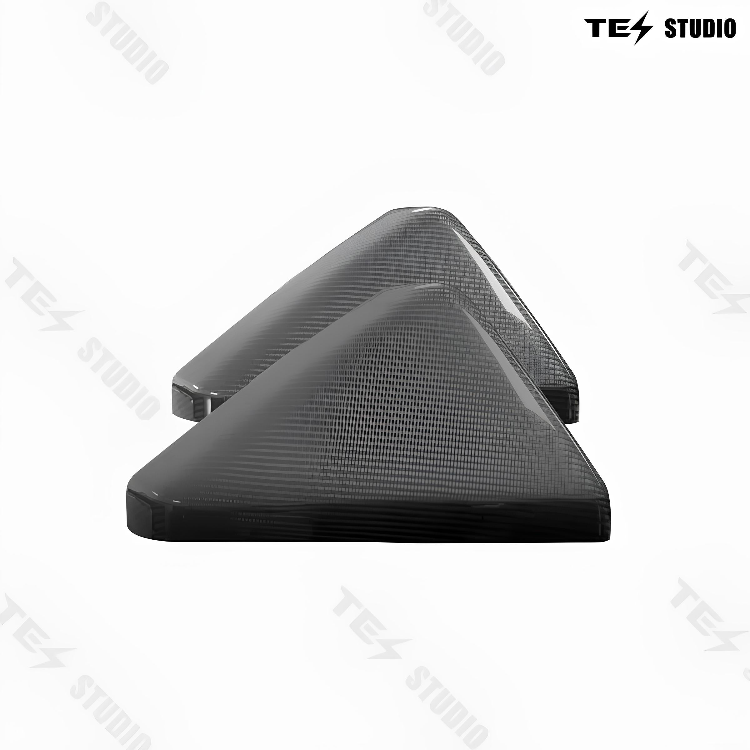 Real Carbon Fiber Side View Mirror Caps for Tesla Cybertruck Exterior Accessories 2PCS