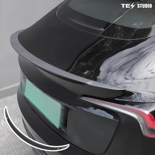 Real Carbon Fiber Tail Spoiler Wing For Tesla Model 3/Y/S Model Y Juniper
