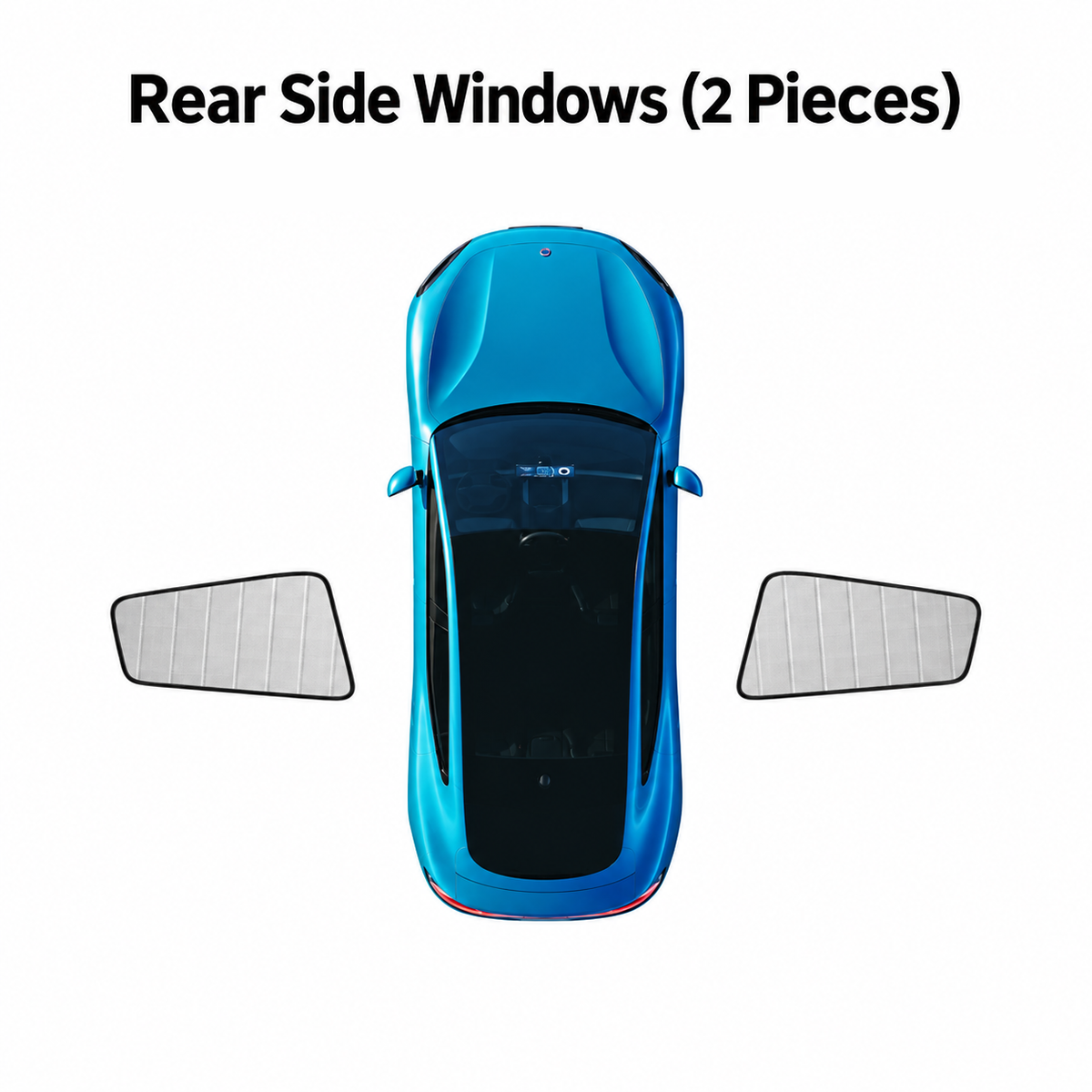 Foldable Privacy Window Sun Shades for Rivian R1S / R1T (2022–2025)