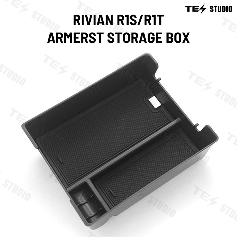 Rivian R1S/R1T Armrest Storage Box Tray Centre Console Storage Box Interior Accessories Tesstudio®