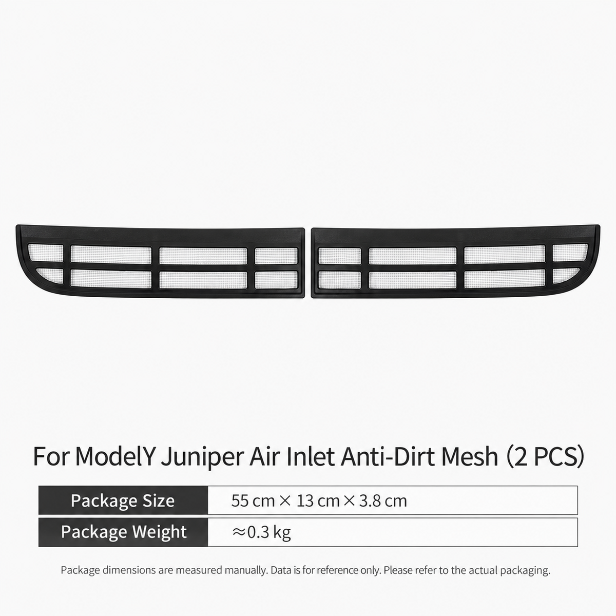 Front Air Intake Protection Mesh for Tesla Model Y Juniper 2025.03+