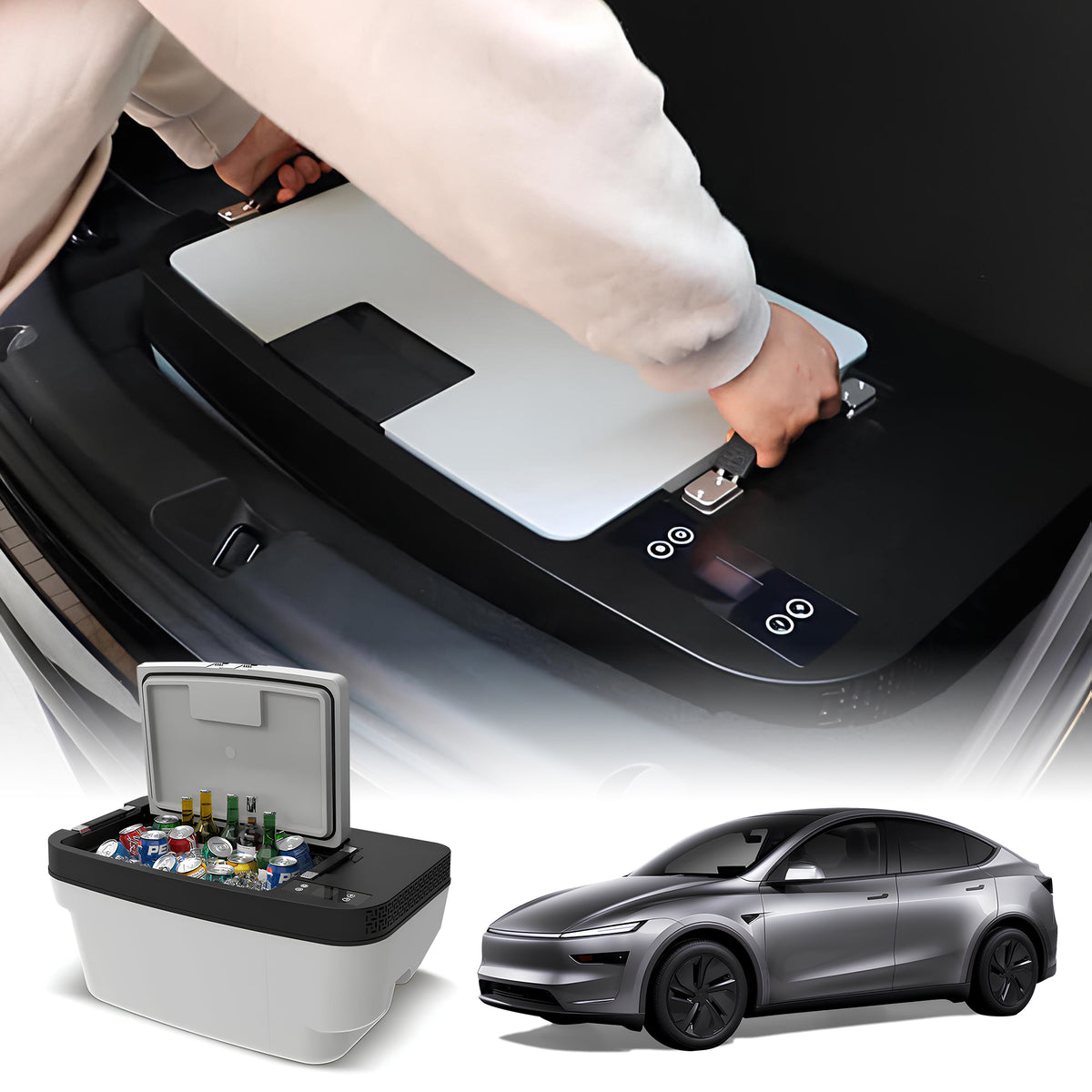 Smart 35L Trunk Fridge for Model Y & Y Juniper | Tesstudio