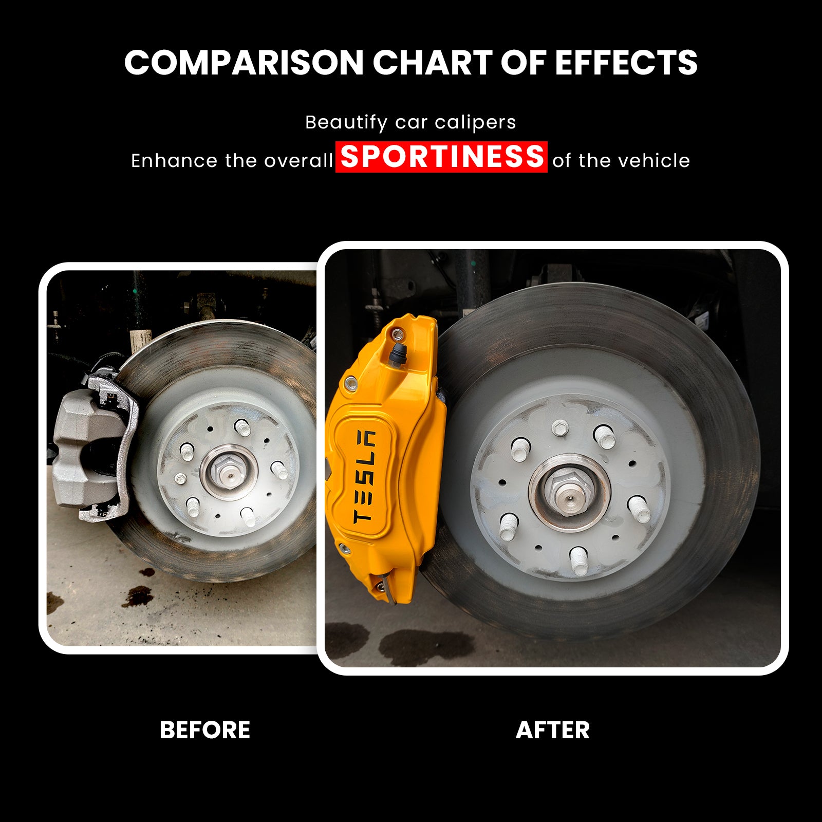 Tesla Model 3/3 Highland Model Y/Y Juniper Brake Caliper Covers Tesstudio®