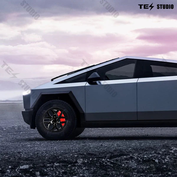 Tesla Cybertruck Brake Caliper Cover Red Yellow Cybertruck Wheel Caliper Covers Tesstudio®