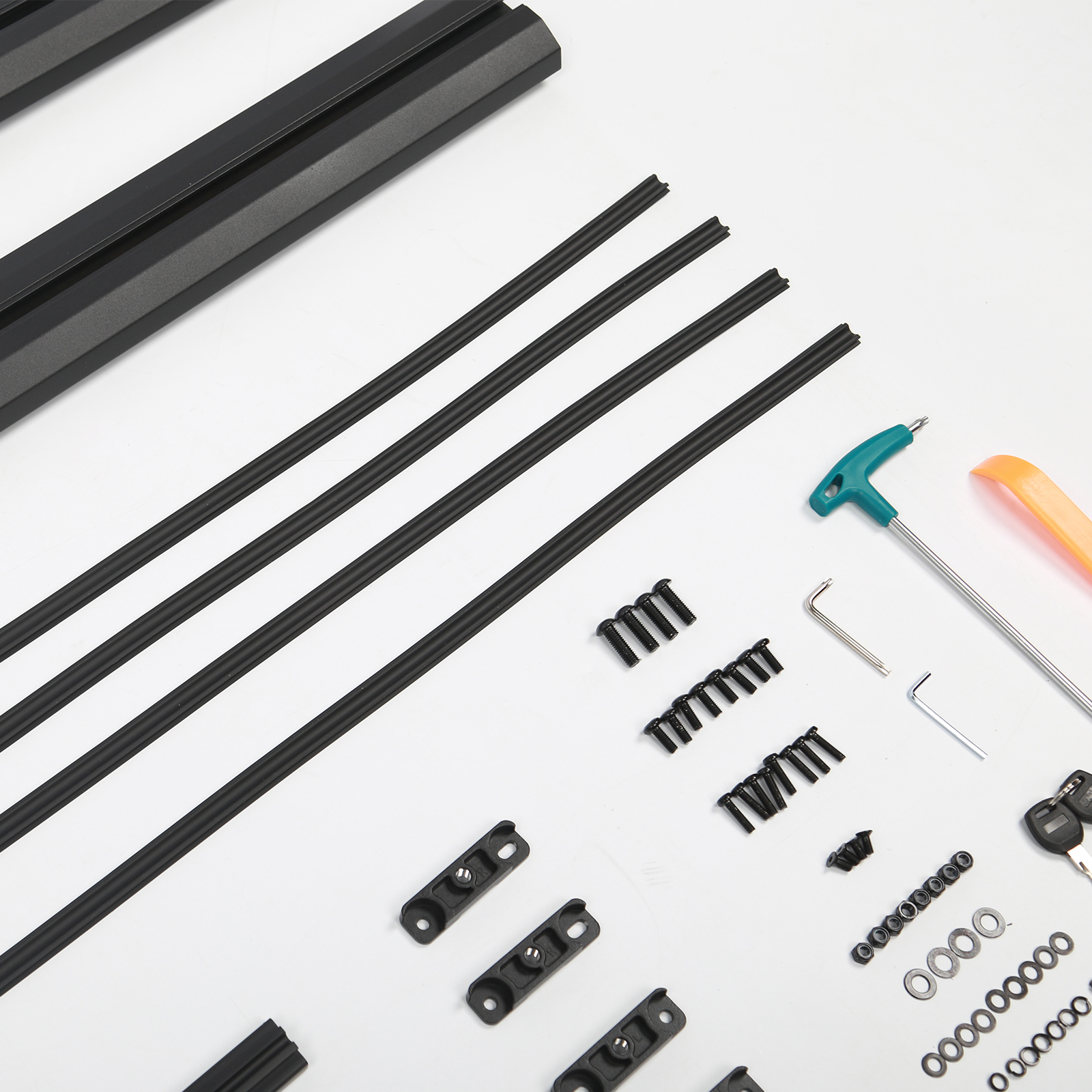 Tesla Cybertruck Crossbars Roof Rack Cargo Rack Rails Cybertruck Cargo Carriers Cybertruck Crossbars OEM Tesstudio®