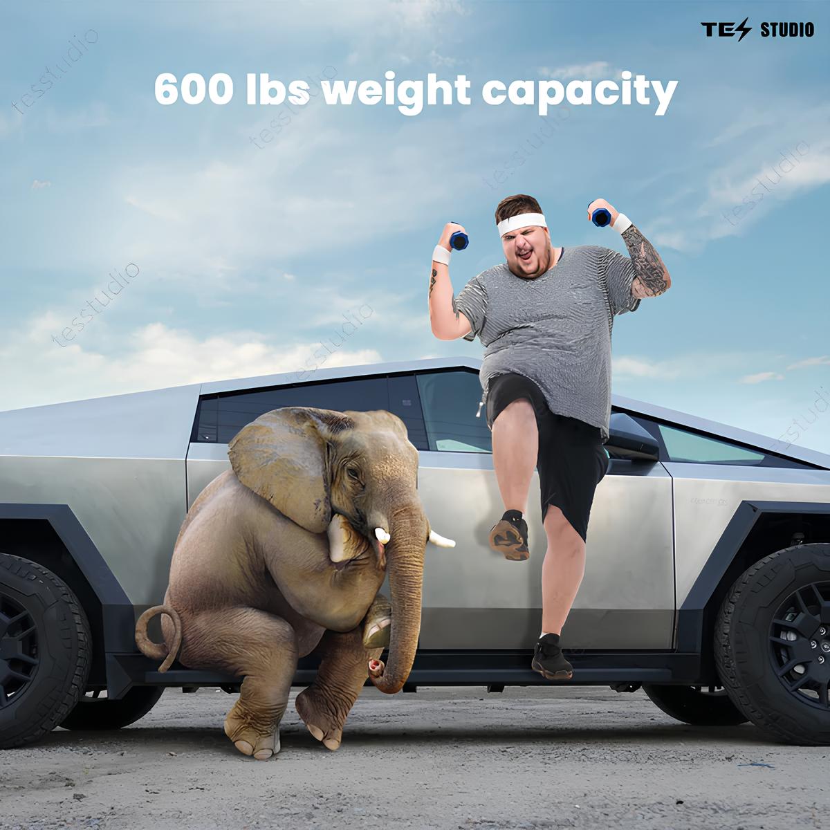 Tesla Cybertruck Running Boards Side Steps Cybertruck Nerf Bars Cybertruck Exterior Brackets Tesla Accessories Tesstudio®