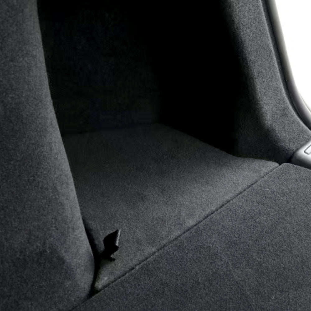 Tesla Model Y Juniper & Standard Trunk Organizer Bins | Waterproof TPE Storage with Carpeted Lids