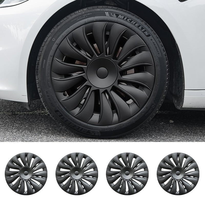 Tesla Model Y Protector Cover Kit 19'' Classic Storm Style Wheel Cover Model Y Center Caps Tesstudio®