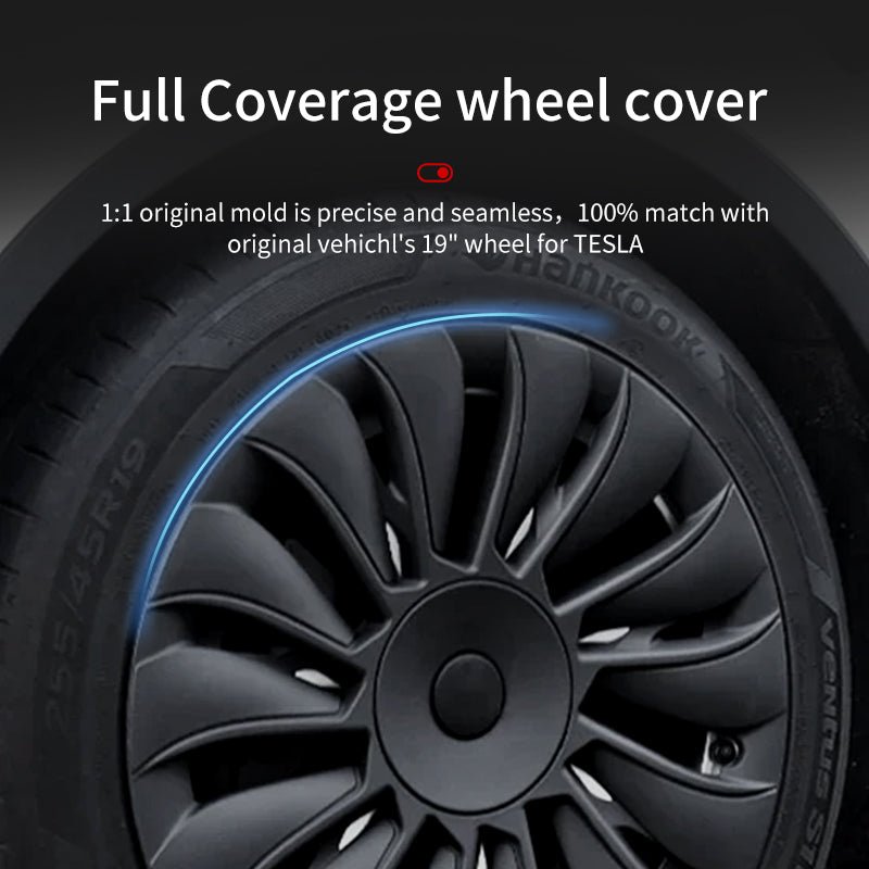 Tesla Model Y Protector Cover Kit 19'' Classic Storm Style Wheel Cover Model Y Center Caps Tesstudio®
