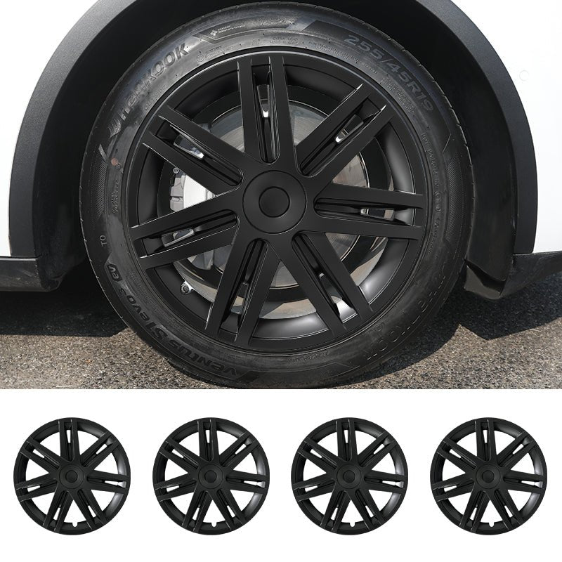 Tesla Model Y Wheel Hub Cap 19'' Star Style Wheel Cover Model Y Full Coverage Hubcap Tesstudio®