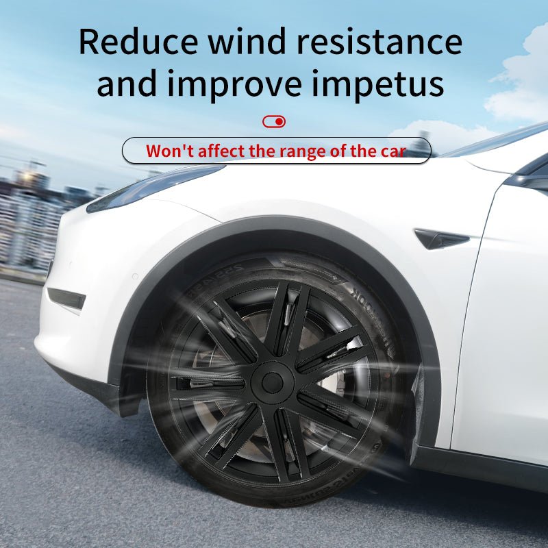 Tesla Model Y Wheel Hub Cap 19'' Star Style Wheel Cover Model Y Full Coverage Hubcap Tesstudio®