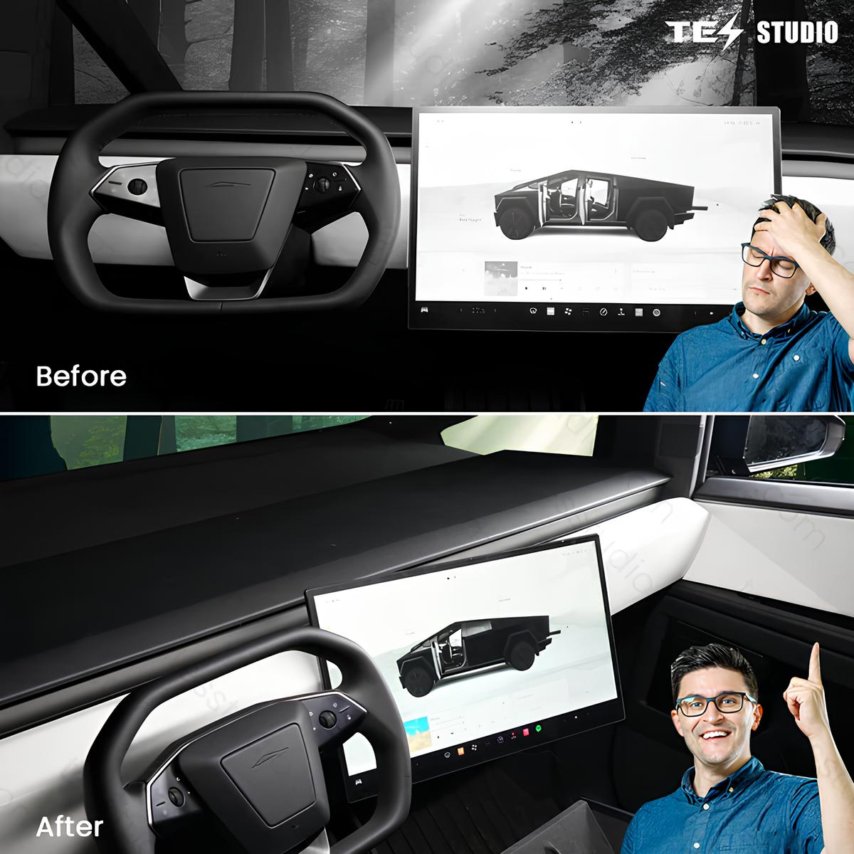 Swivel Mount Kit Screen Rotating Holder For Cybertruck Tesstudio®