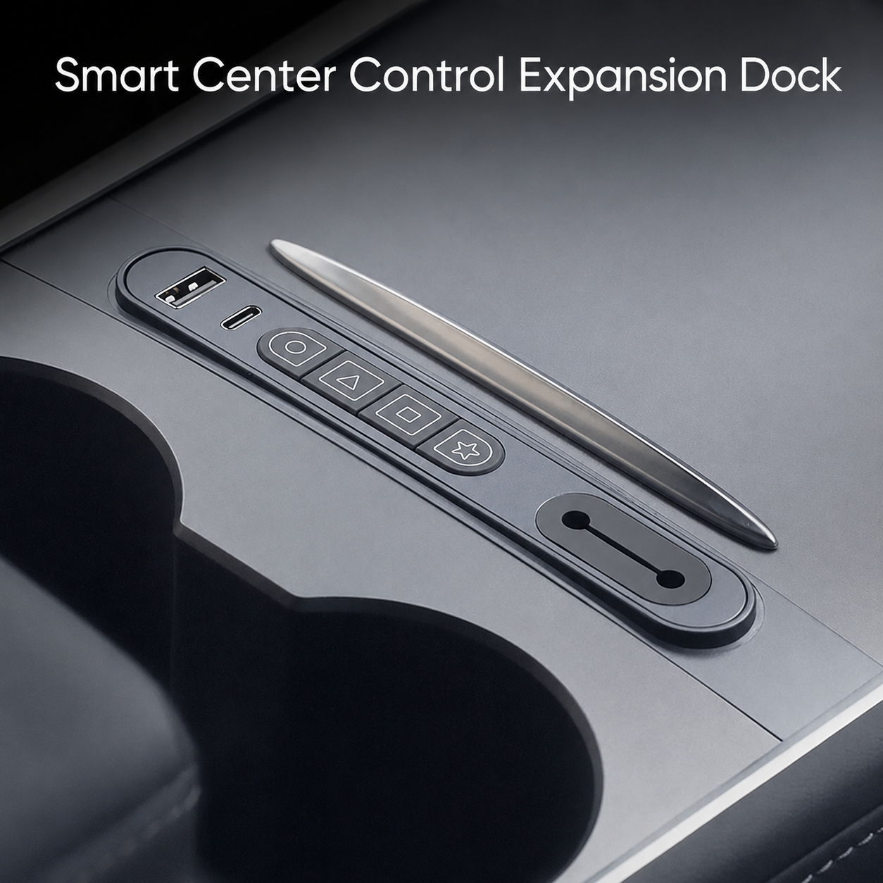 Tesstudio 2021+ Model 3/Y Smart Center Control Expansion Dock