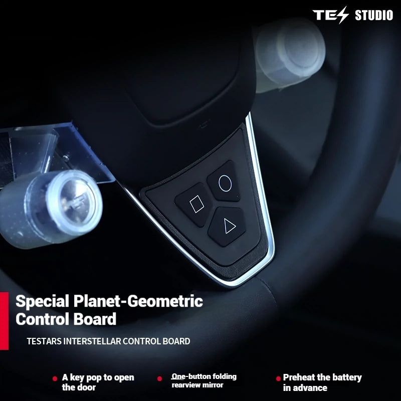 Tesstudio 2025 2026 Physical Button For Tesla Model Y Juniper / Model 3 Highland