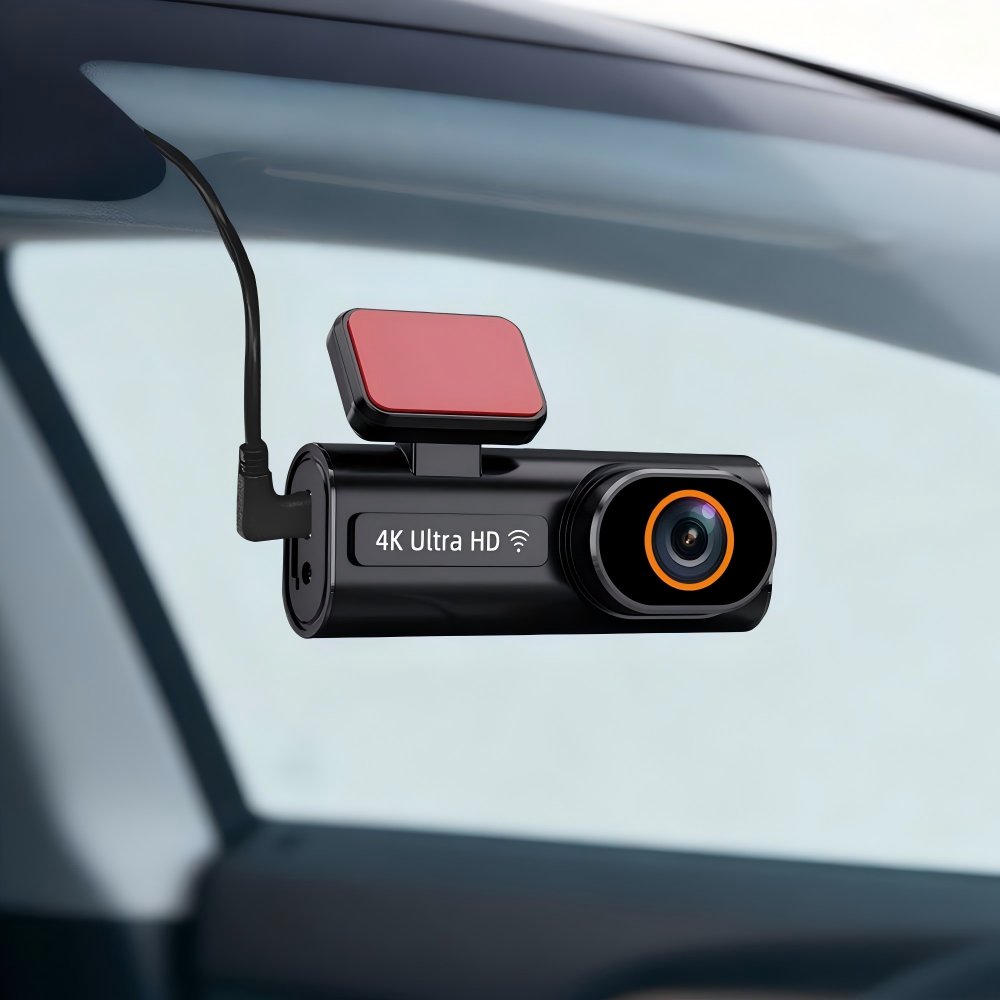 Tesstudio 4K Dash Cam for Tesla Model Y Juniper 3 Y S X Cybertruck, Front 4K Rear 1080P, WiFi GPS Audio Recording