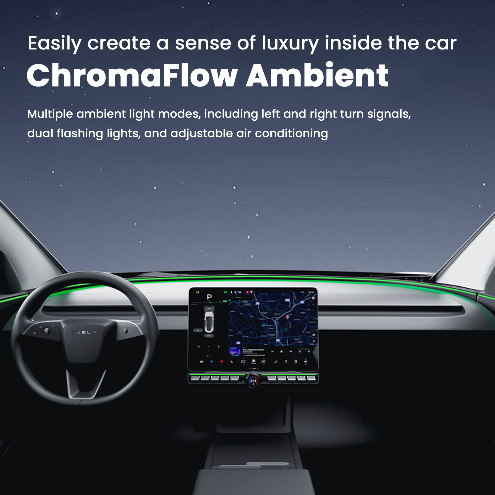 Magic Rotating Button Docking Station for Tesla Model 3/Y/Highland & Y Juniper