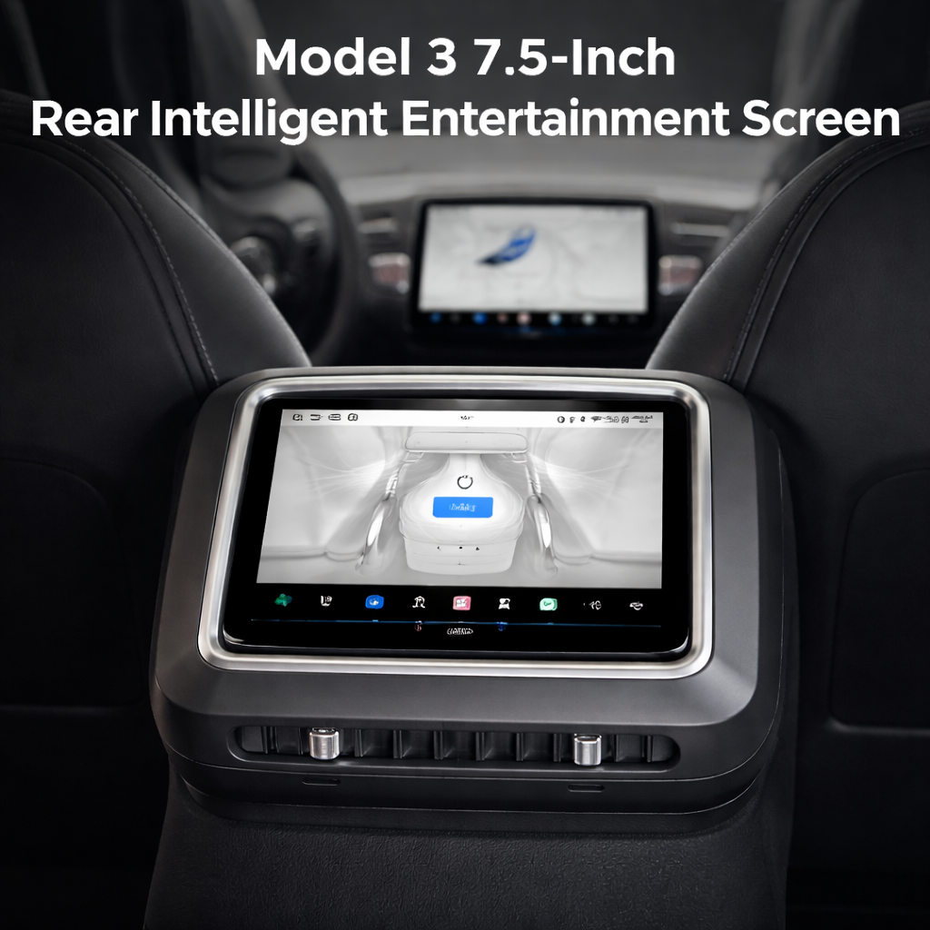 Tesstudio Model 3 7.5-inch Rear Intelligent Entertainment System Screen for Model 3 (2017-2019.02)