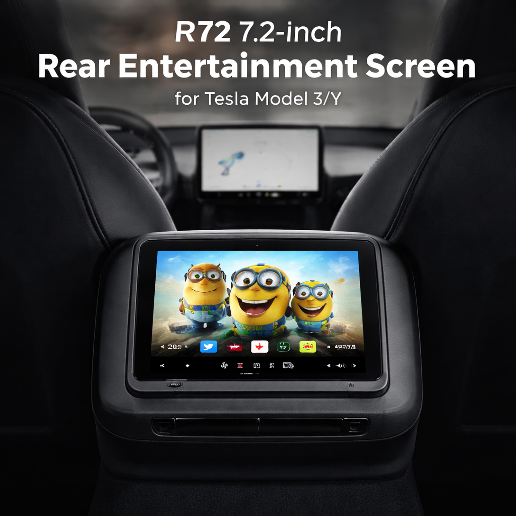 R89 Rear Display Screen with Disney Plus Entertainment(February 2019+) For Model 3/Y