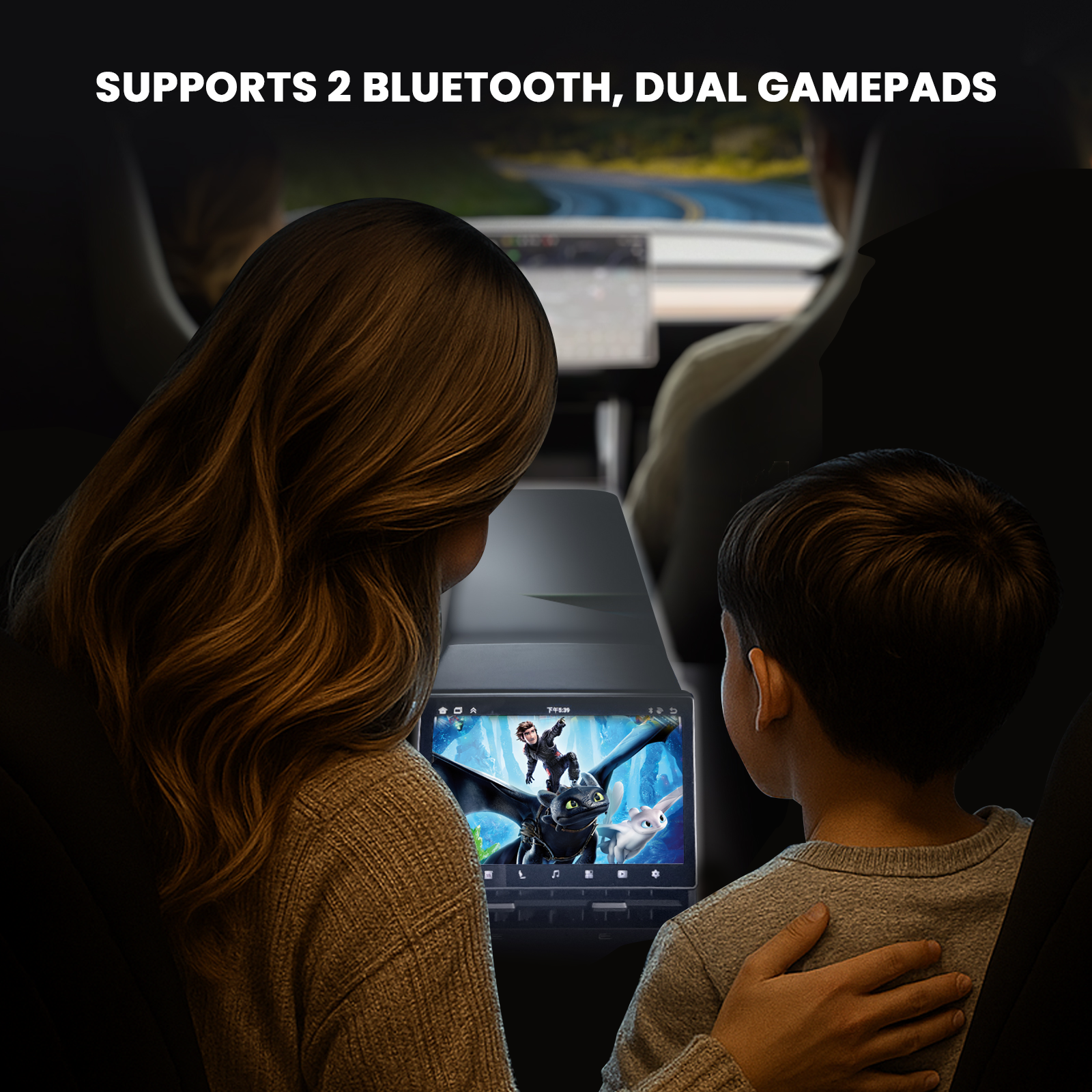 Tesstudio R89 Rear Display Screen Rear Entertainment Display for Tesla Model 3/Y