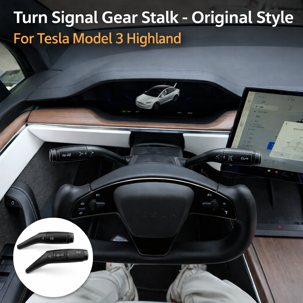 Tesstudio Turn Signal Gear Stalk - Original Style for Tesla Model 3 Highland