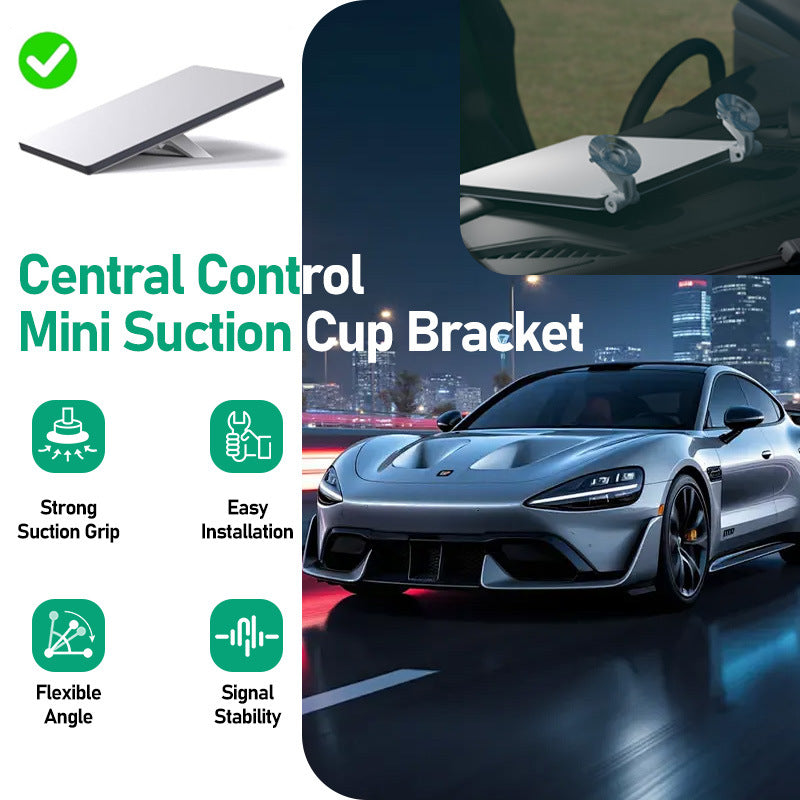 Starlink Mini suction cup bracket for vehicle center console and dashboard setups