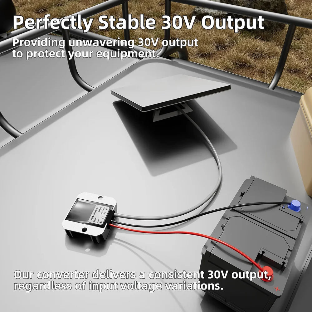 12V/24V to 30V Power Supply Adapter with DC Plug for Starlink Mini
