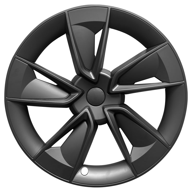 Tesla Model Y Juniper Hubcap X Style 19'' YB Knife Wheel Covers Tesstudio®