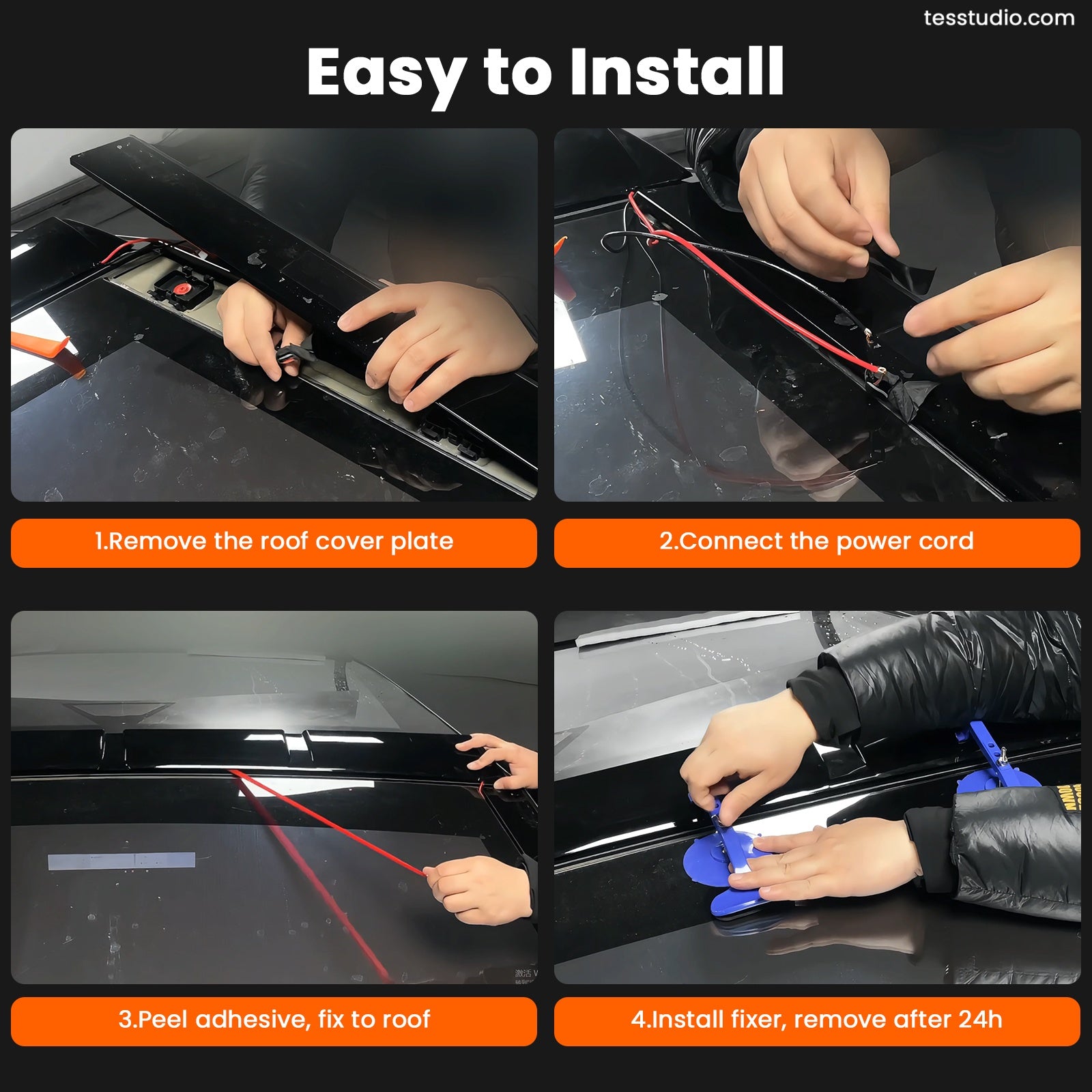 Tesla Cybertruck Off Road Lightbar Roof Spotlights Light Exterior Accessories LED Lights Off-Road Driving Light Tesstudio®