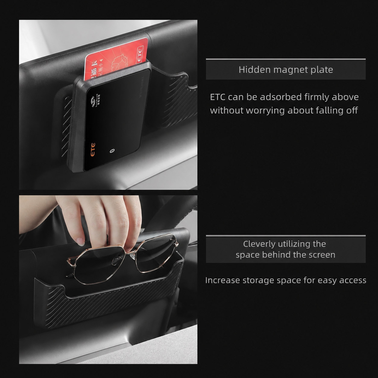 Silicone Central Screen Protector Frame For Tesla Model 3 Highland / Y Juniper