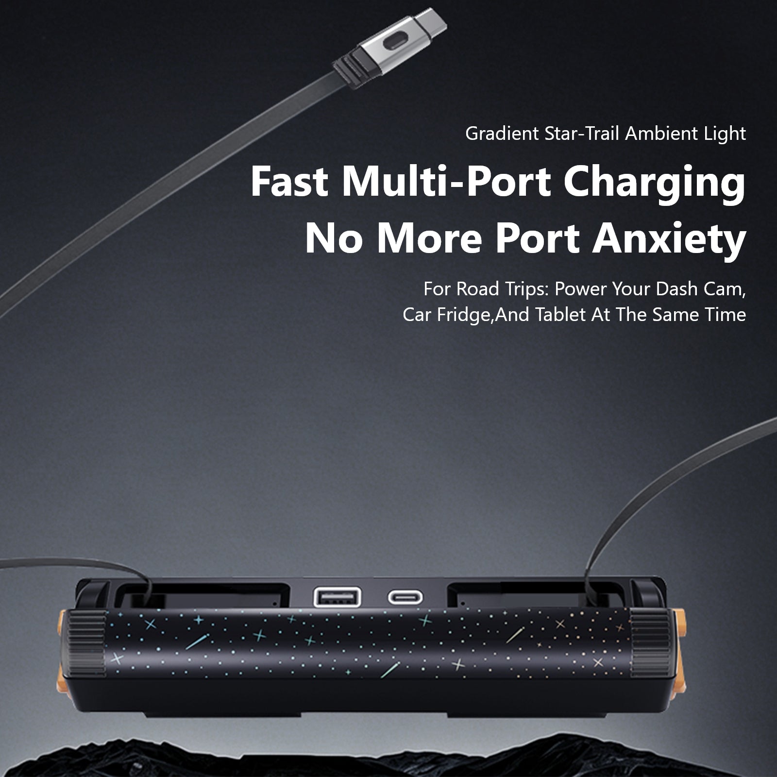 Galaxy Center Console USB Hub 2.0 for Tesla Model 3 Highland/Y Juniper/ Y L