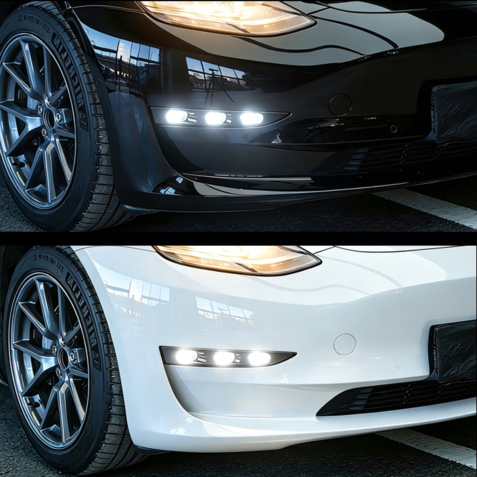 LED Matrix Headlight Projector Lens Module for Tesla Model 3 & Model Y