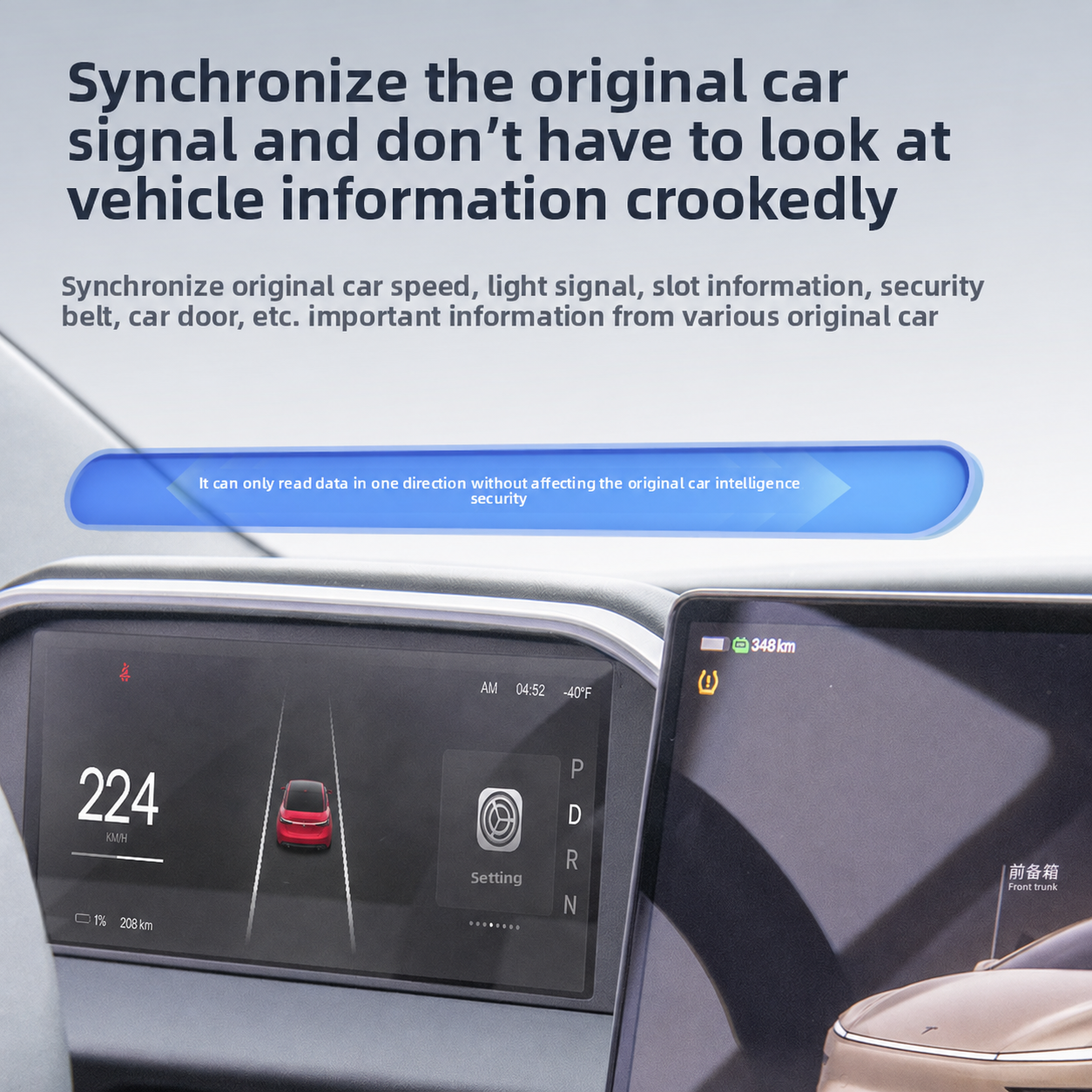 Tesla Dashboard FY9C Pro(Model 3/Y/3 Highland/Y Juniper用)
