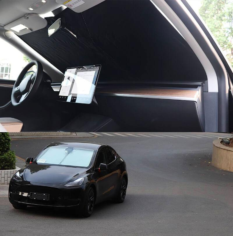 Model 3/Y Foldable Windshield Sun Visor Shade (2017-2026) for Tesla Car Accessories