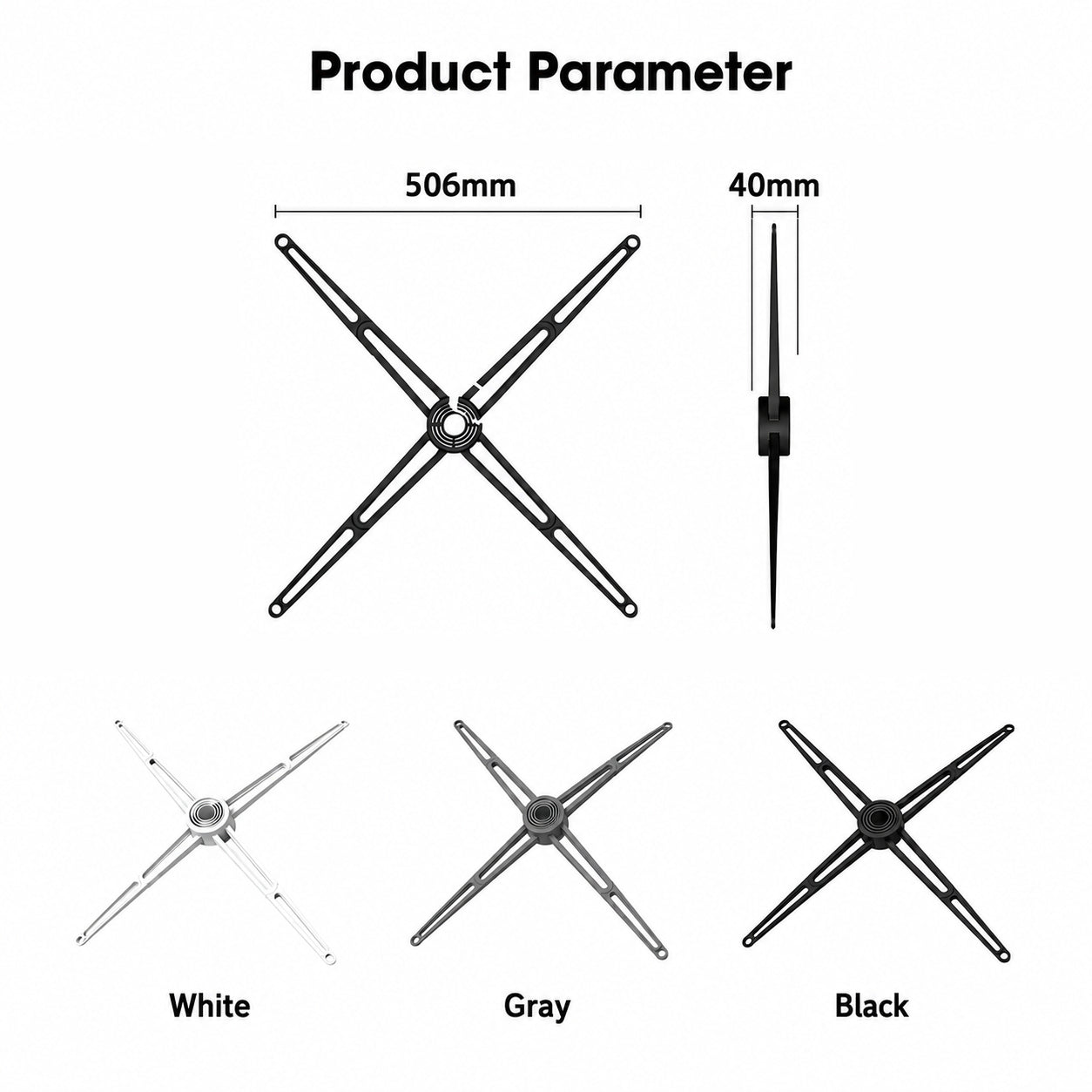 Starlink Mini and Gen 3 silicone securing strap measures 506 mm wide and 40 mm thick with three color options