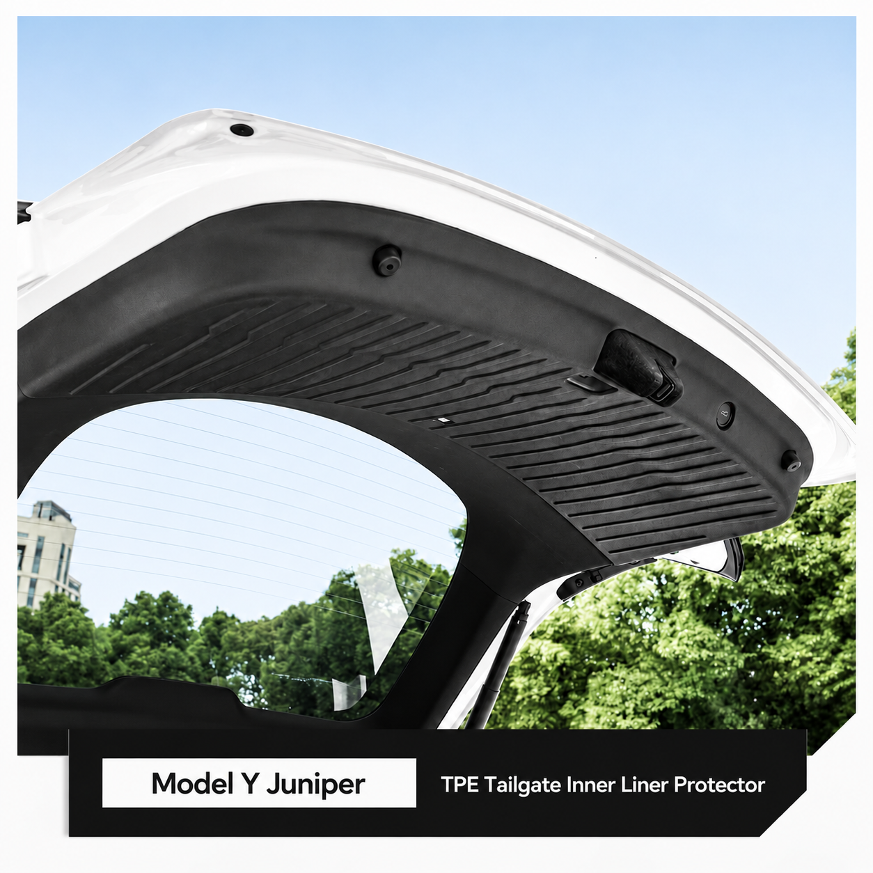 Full-Cover TPE Trunk Tailgate Protector for Tesla Model Y Juniper 2025.03+