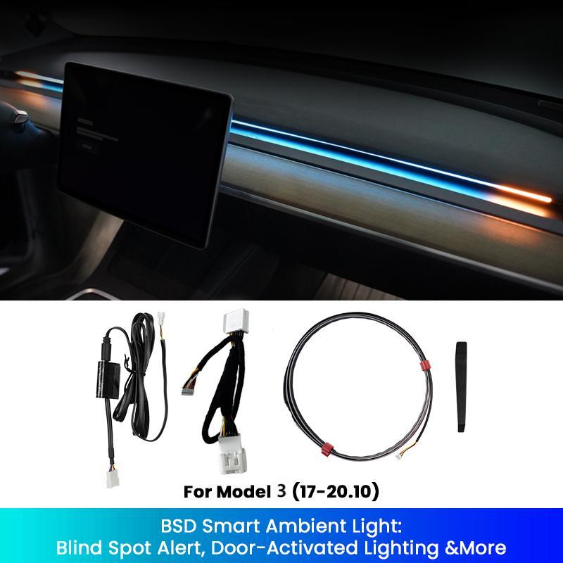 BSD Blind Spot Monitor Ambient Light System For Tesla Model 3/Y • 3 High / Y Juniper