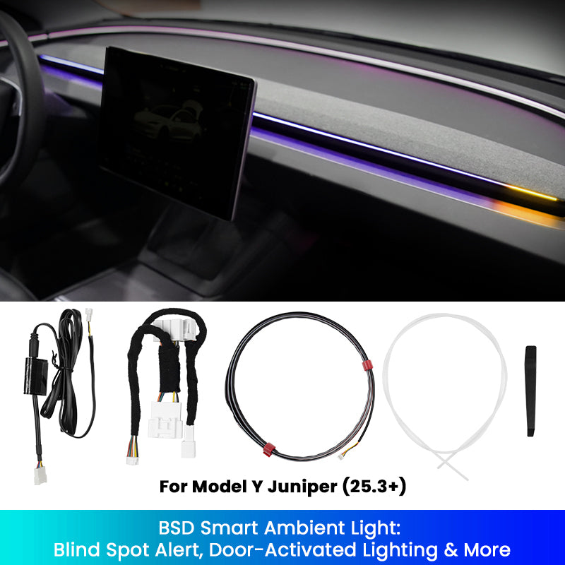 BSD Blind Spot Monitor Ambient Light System For Tesla Model 3/Y • 3 High / Y Juniper