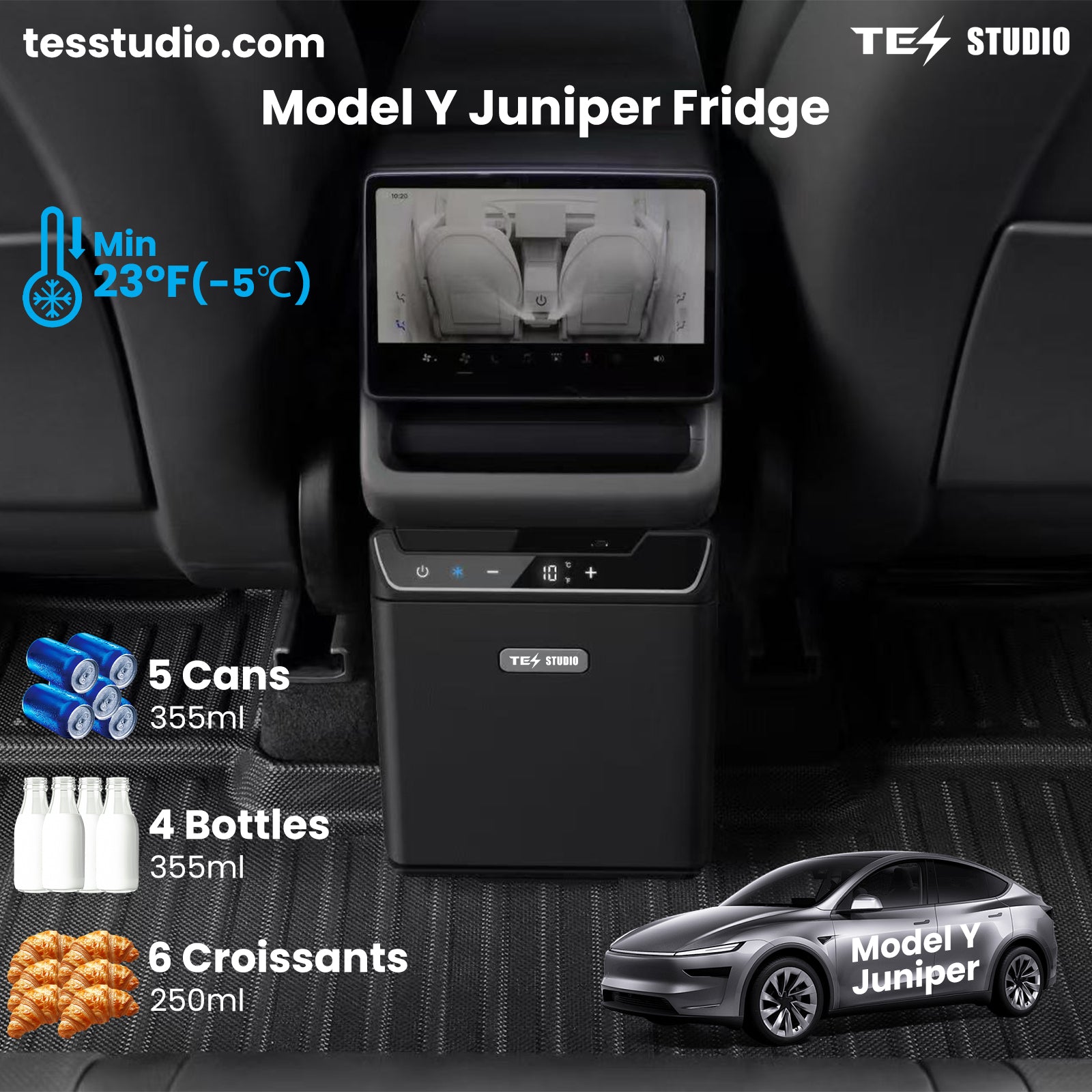 4L Mini Fridge Storage capacity data image