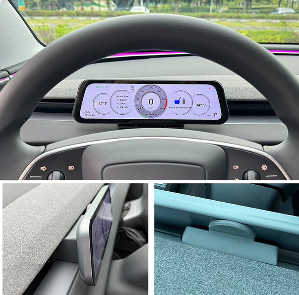 Tesstudio F96C CarPlay Screen Dashboard Touchscreen Display For Tesla