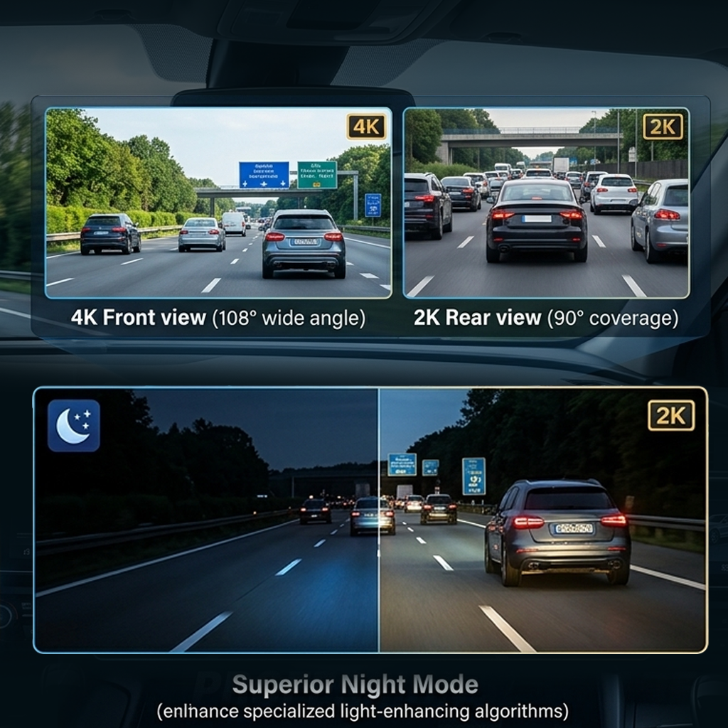 Tesla Bsd Monitor — driver view of mirror warning