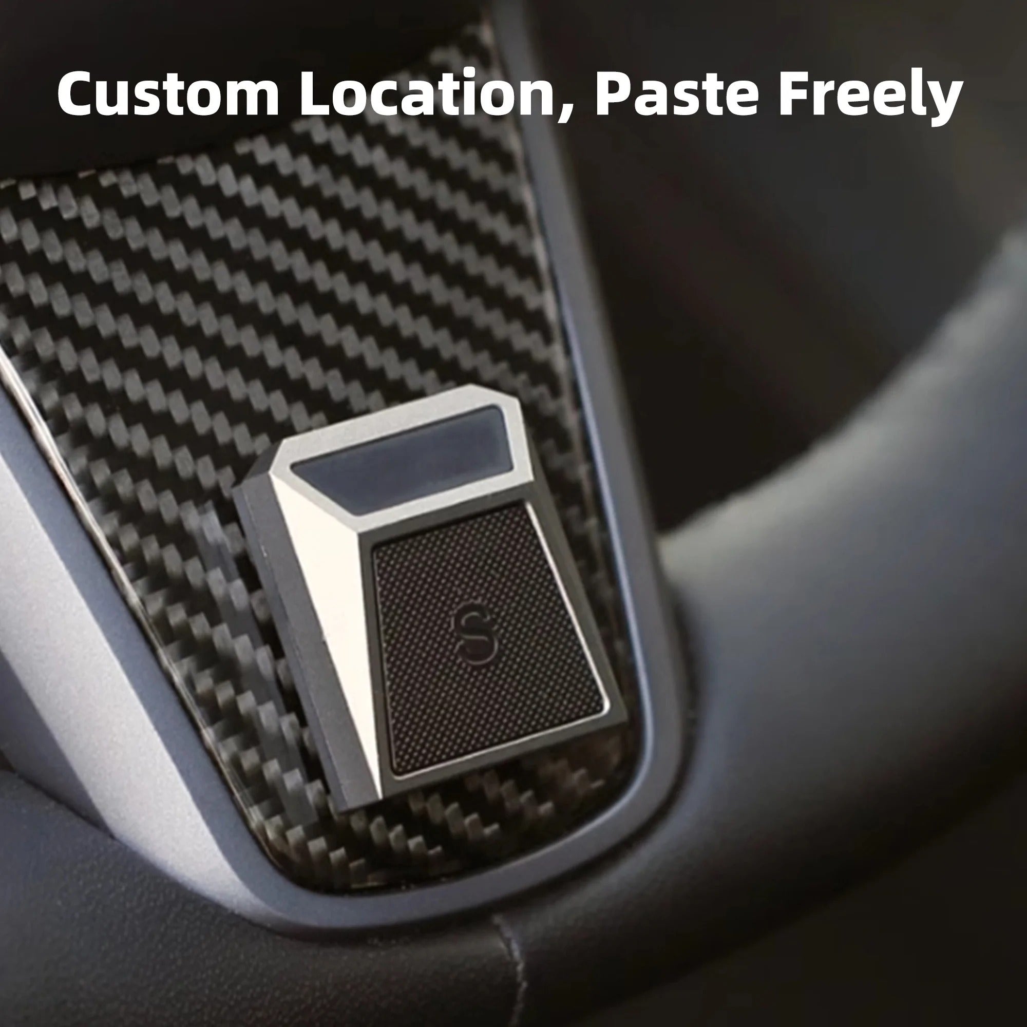 Physical Buttons Control Panel for Tesla Model 3/Model Y – Bluetooth Smart Center Console Buttons-Custom Location, Paste Freely